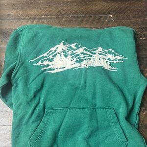 Old Navy Green Mountain Graphic Men's Sweater